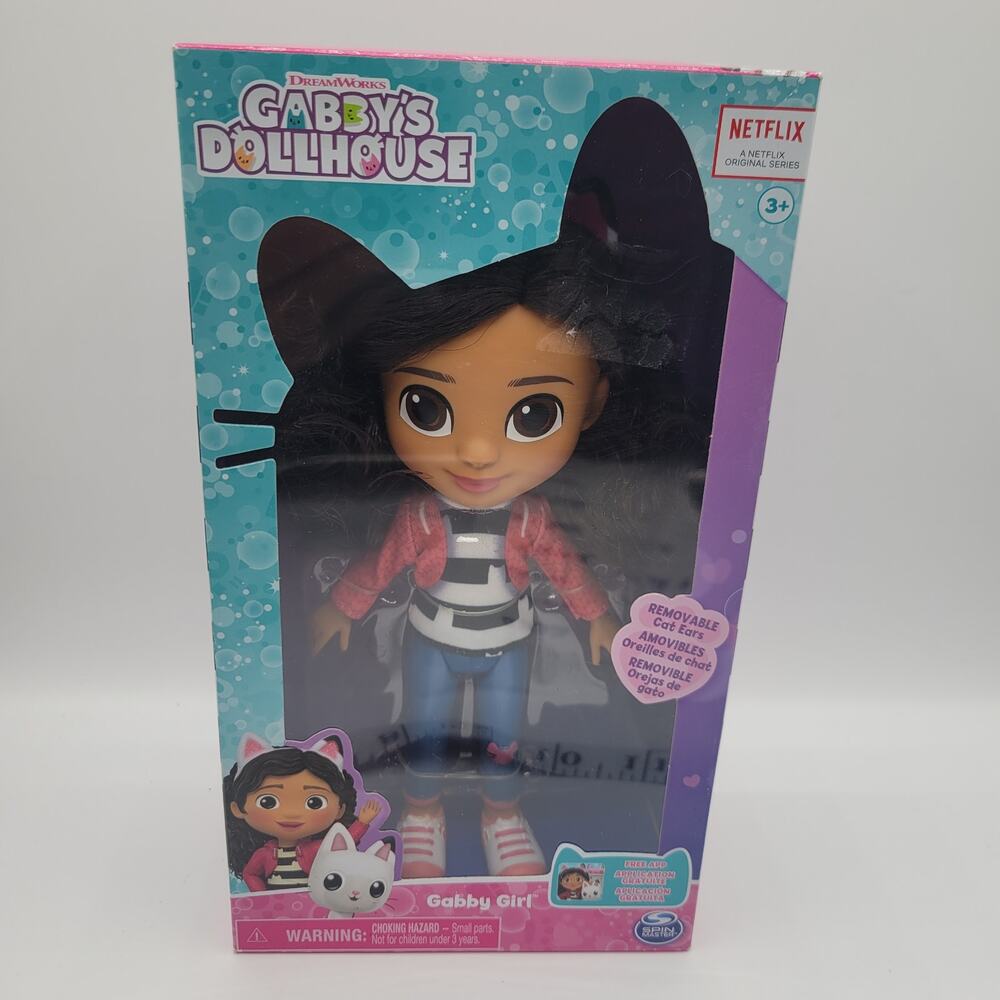 NEW Gabbys Dollhouse Gabby fashion girl removable cat ears toy